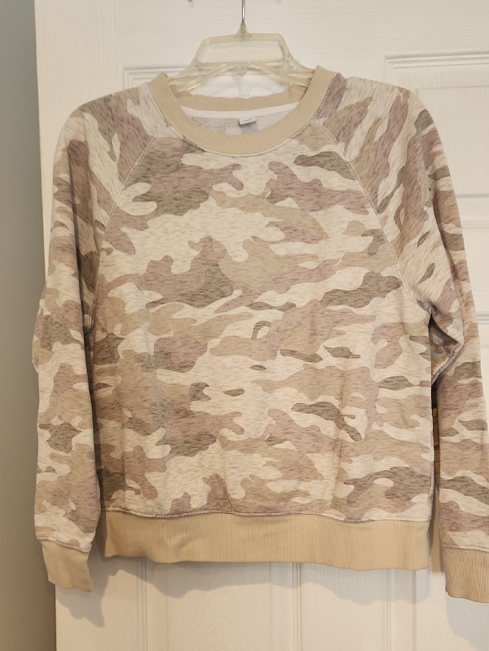 Old Navy Neutral Camo Pullover - Beige & Taupe